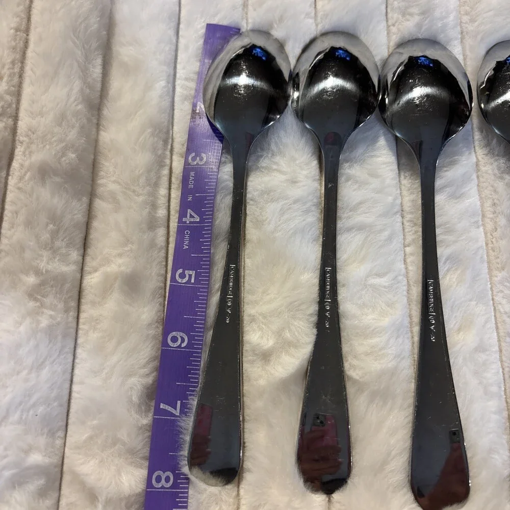 Cambridge Stainless flatware NEVADA A-20 Replacements 4 Tablespoons 3 Knives Lot